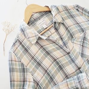 Melrose and Market Doublecloth Boyfriend Shirt